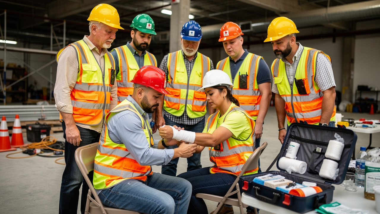 Construction First Aid Kit: ANSI Class B OSHA Guide