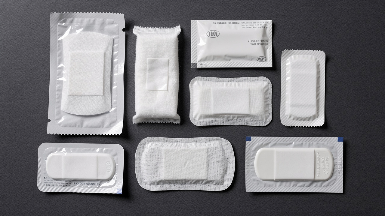 Essential wound care supplies and sterile bandages