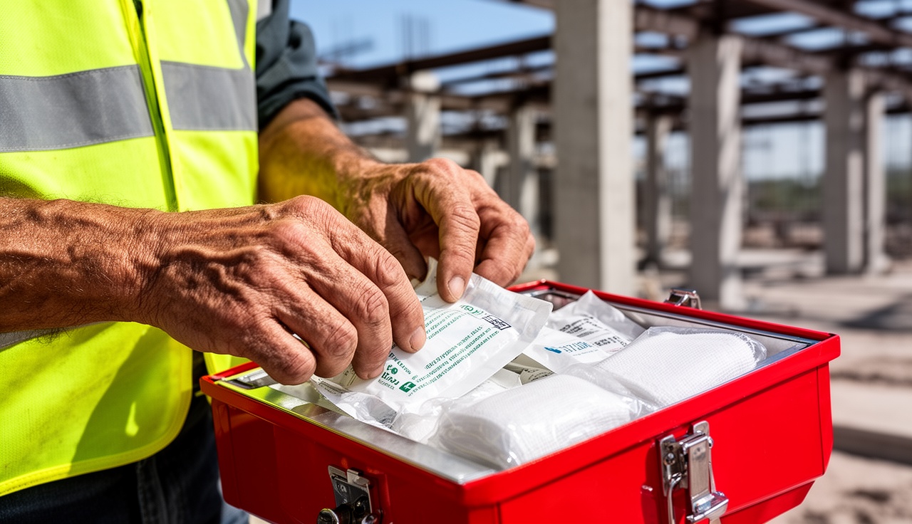 Construction First Aid Kit: ANSI Class B OSHA Guide