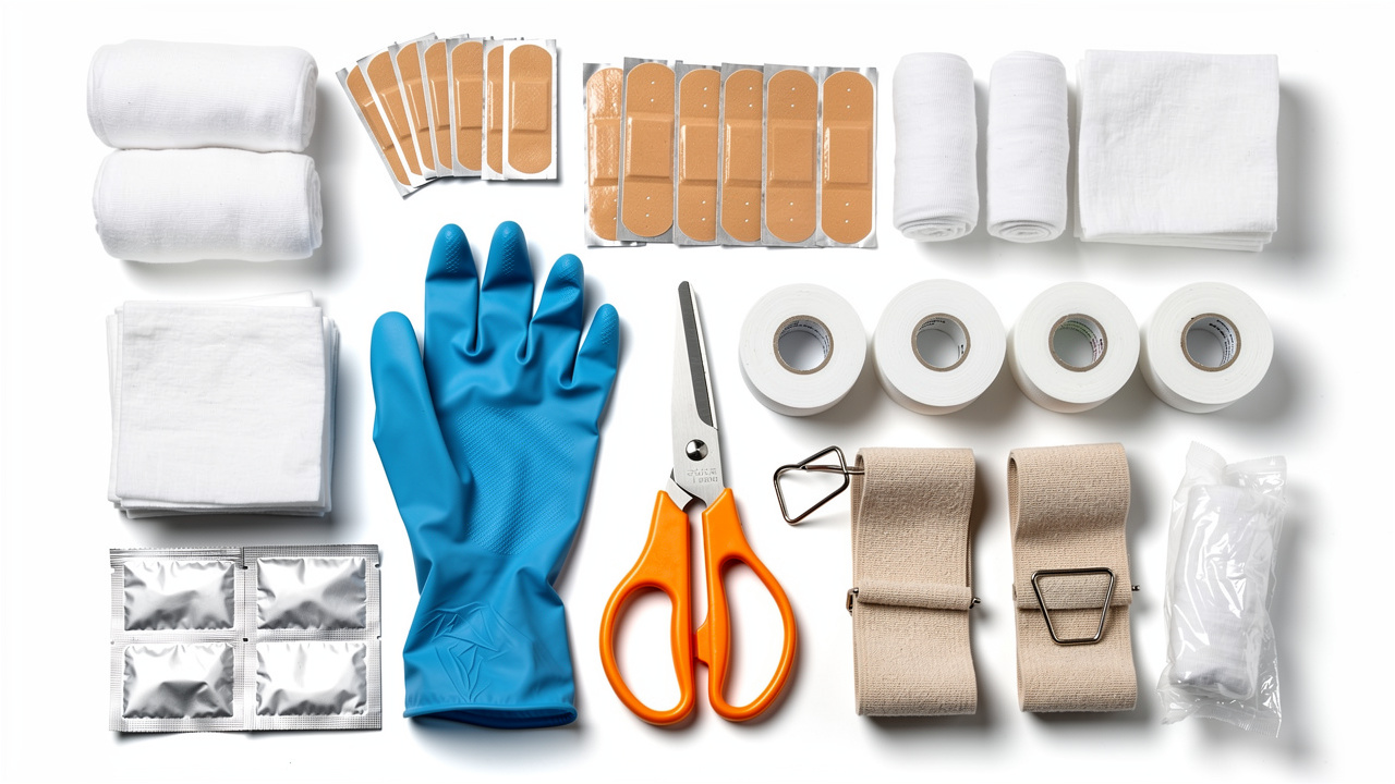 Complete array of essential school first aid supplies