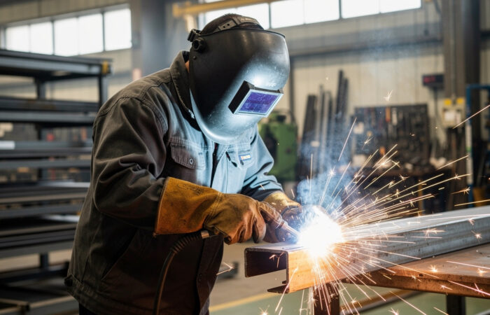 welding burns at workplace